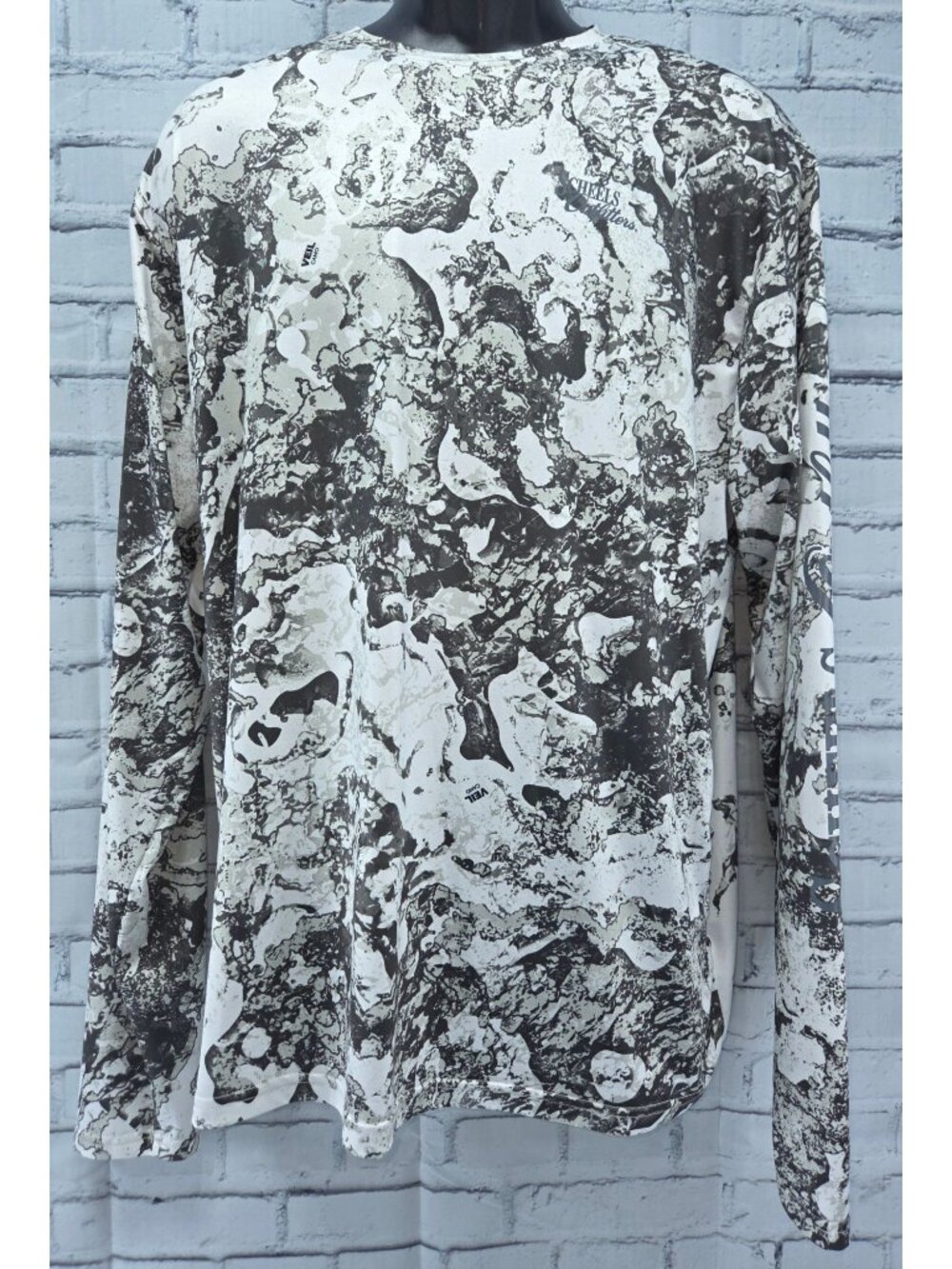 Scheels Outfitters Veil Camo Long-Sleeve Shirt XL White/Gray